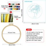 Christmas Wine Glass Embroidery DIY Kit – Festive Holiday Beginner Stitching Kit with Hoop, Pattern & Threads The Stichers Heavane