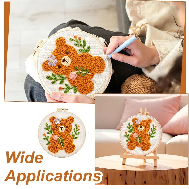 Cute Halloween Characters Embroidery Kit Collection – 6 Designs