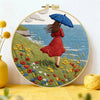 Seaside Breeze Embroidery Kit 🌊☂️🌼 Kits For Stitchers