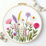 Wildflower Garden Hand Embroidery Kit The Stichers Heavane