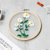 Transparent Double-Sided Flower Embroidery Starter Kit The Stichers Heavane