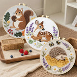 Forest Friends Hand Embroidery Kit The Stichers Heavane