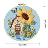 Sunflower House Embroidery Kit
