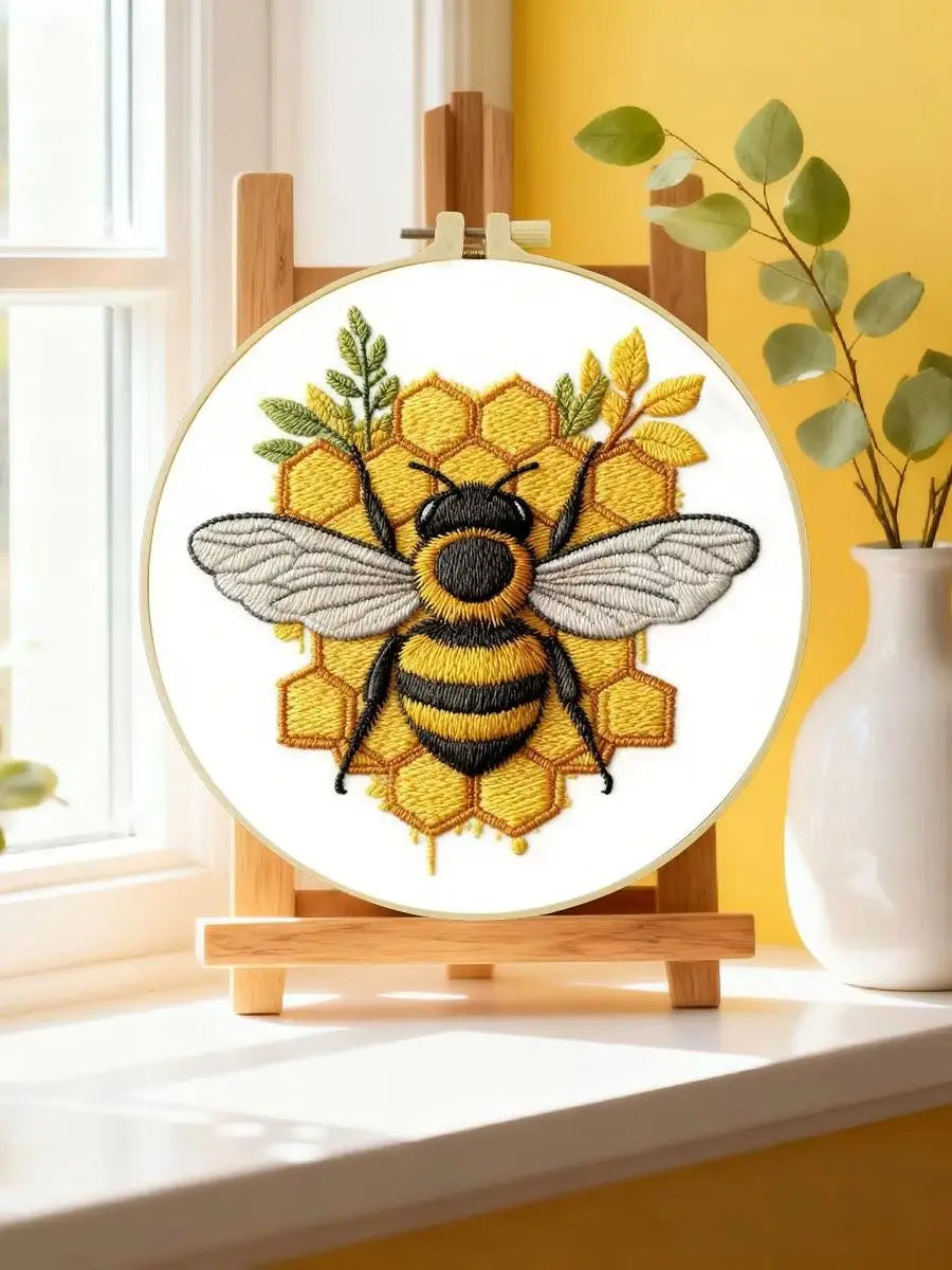 Bee Embroidery Kit