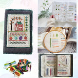 Embroidery Stitch Practice Book Kits For Stitchers