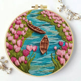 Sea of Flowers Embroidery Kit