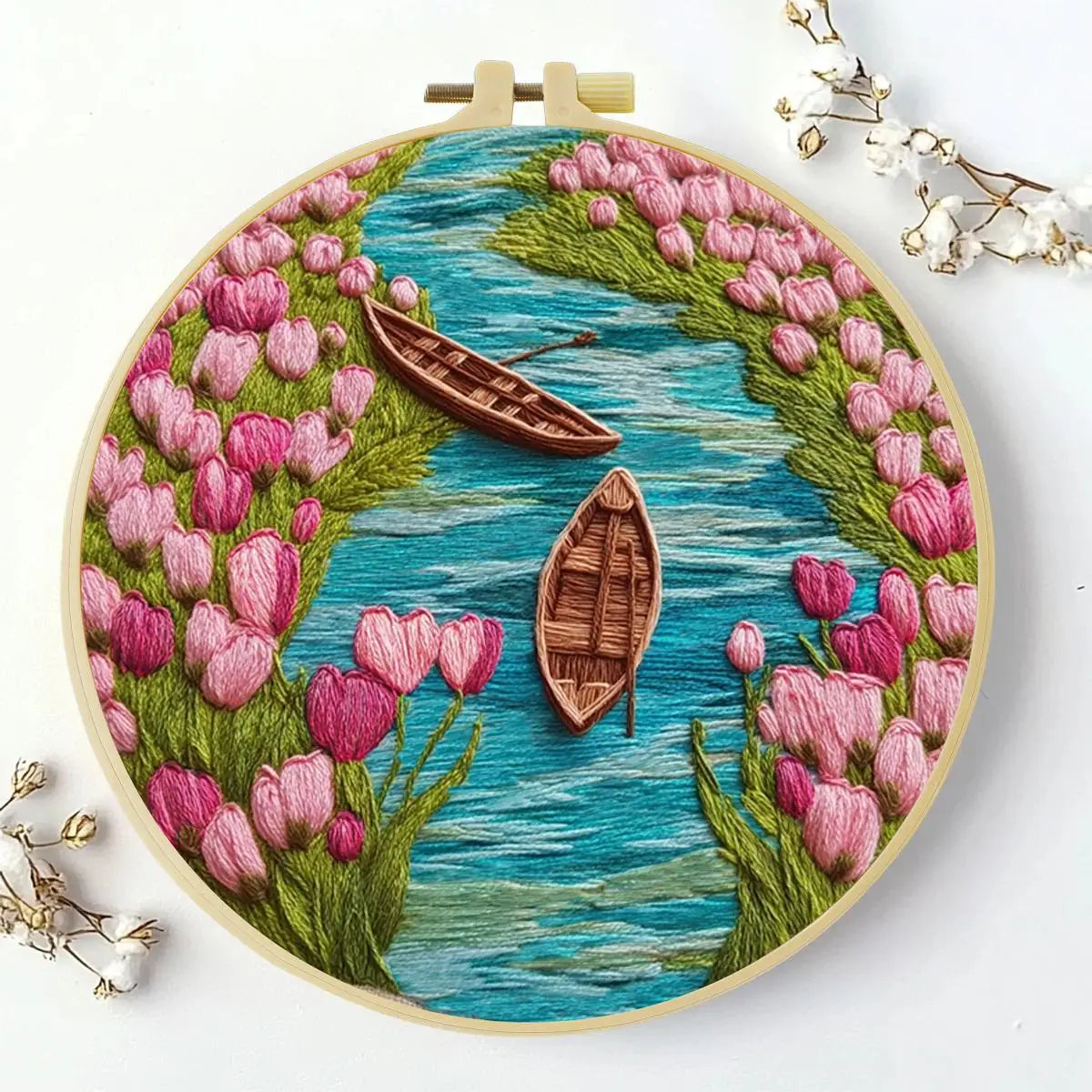 Sea of Flowers Embroidery Kit