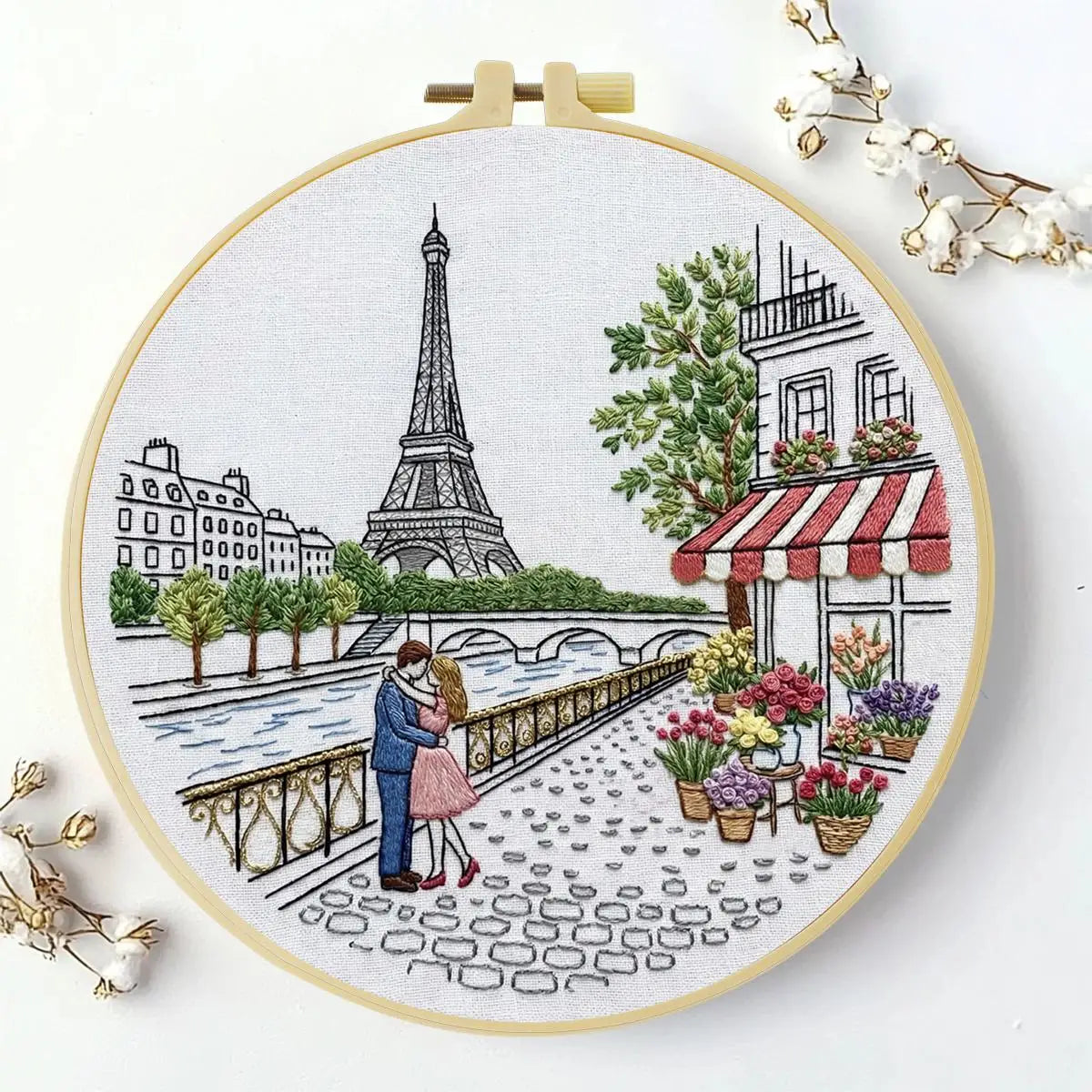 Paris Romance Embroidery Kit 🗼💐💕 Kits For Stitchers