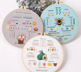3-Piece Beginner Embroidery Practice Kit Kits For Stitchers
