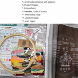 4-Stage Beginner Embroidery Learning Kit Kits For Stitchers