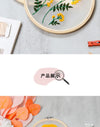 Transparent Double-Sided Flower Embroidery Starter Kit