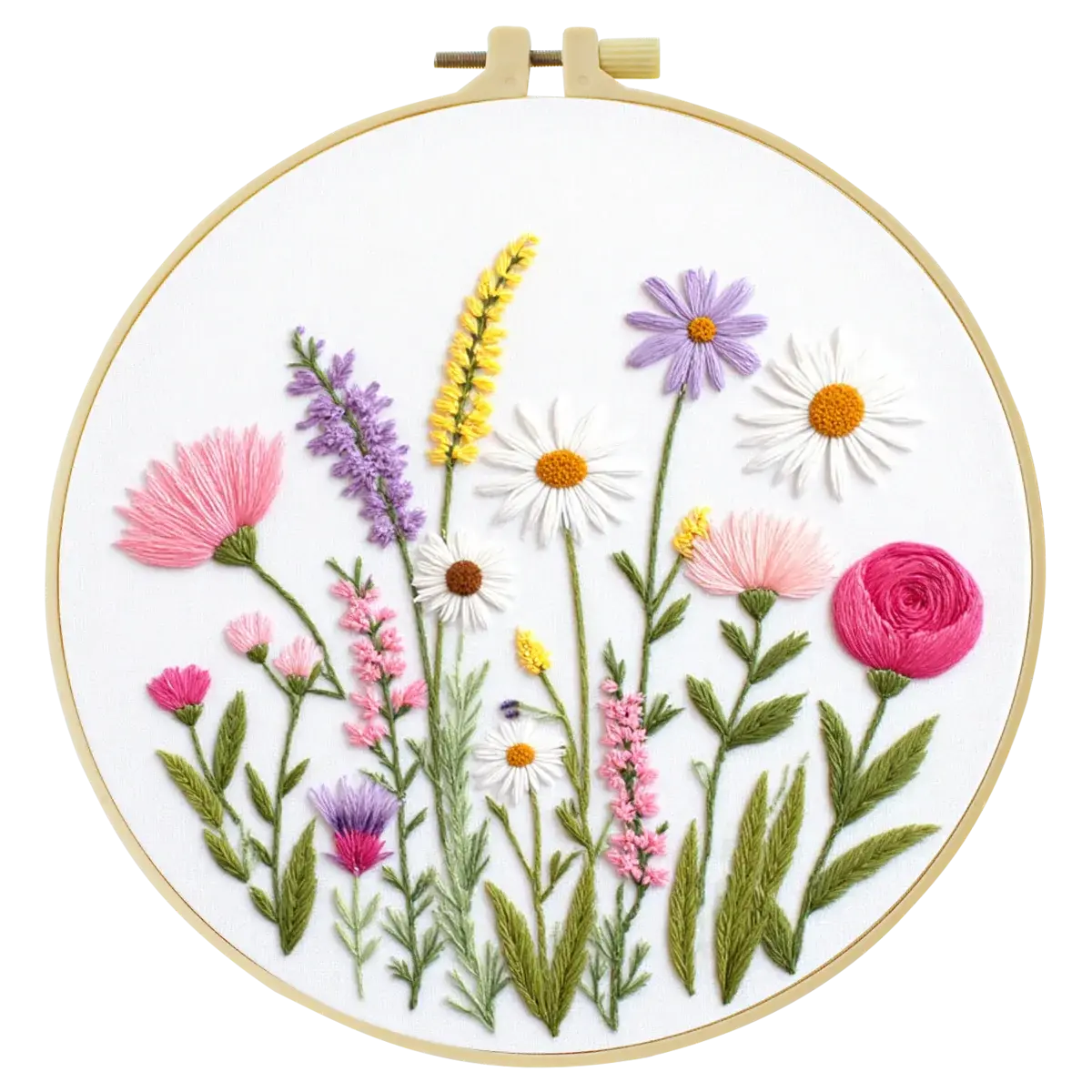 Wildflower Garden Hand Embroidery Kit The Stichers Heavane