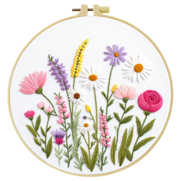 Wildflower Garden Hand Embroidery Kit