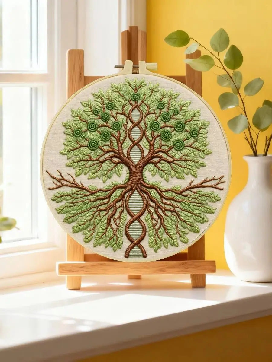 Tree of Life DNA Embroidery Kit Kits For Stitchers