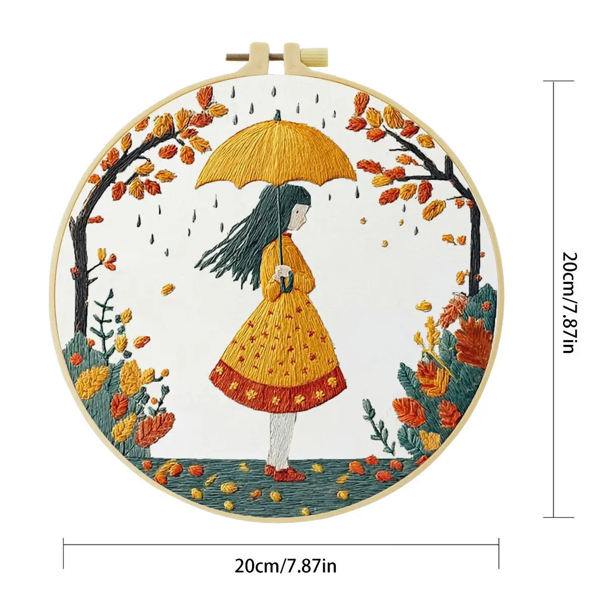 The Princess in the Rain Embroidery Kit