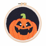 Spooky Halloween Characters Embroidery Kit – Set of 5