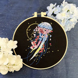 Jellyfish Embroidery Starter Kit The Stichers Heavane