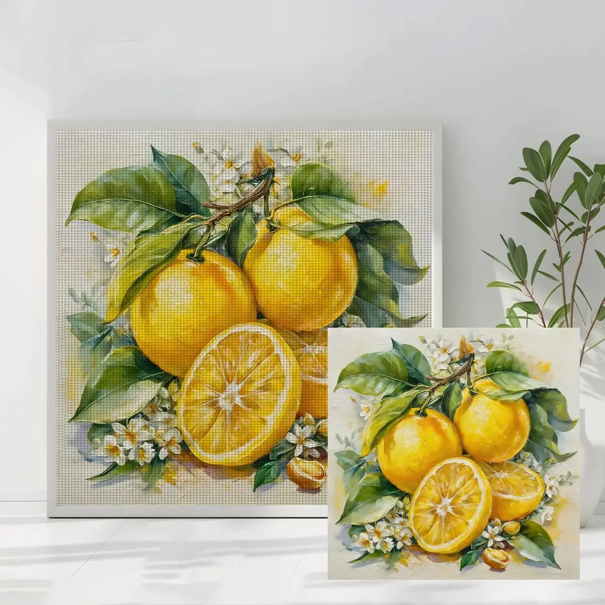 Fresh Lemon Blossom Cross Stitch Kit ๐๐ฟ๐ผโจ