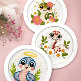 Snake Hand Embroidery Kit The Stichers Heavane