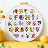 Floral Alphabet Embroidery Sampler Kit Kits For Stitchers