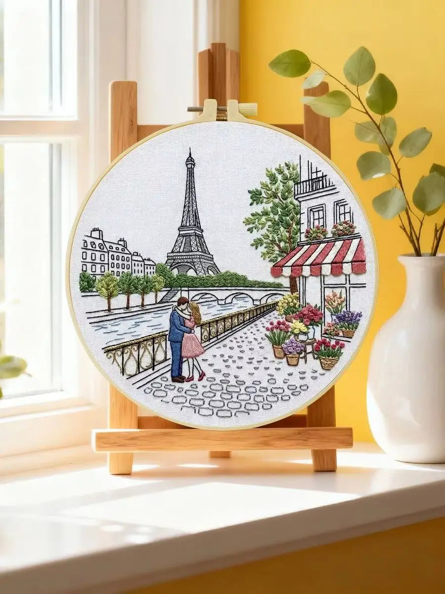 Paris Romance Embroidery Kit 🗼💐💕 Kits For Stitchers
