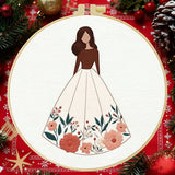 Elegant Lady Embroidery Starter Kit The Stichers Heavane