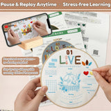 Love, Laugh & Live Beginner Embroidery Kit Kits For Stitchers