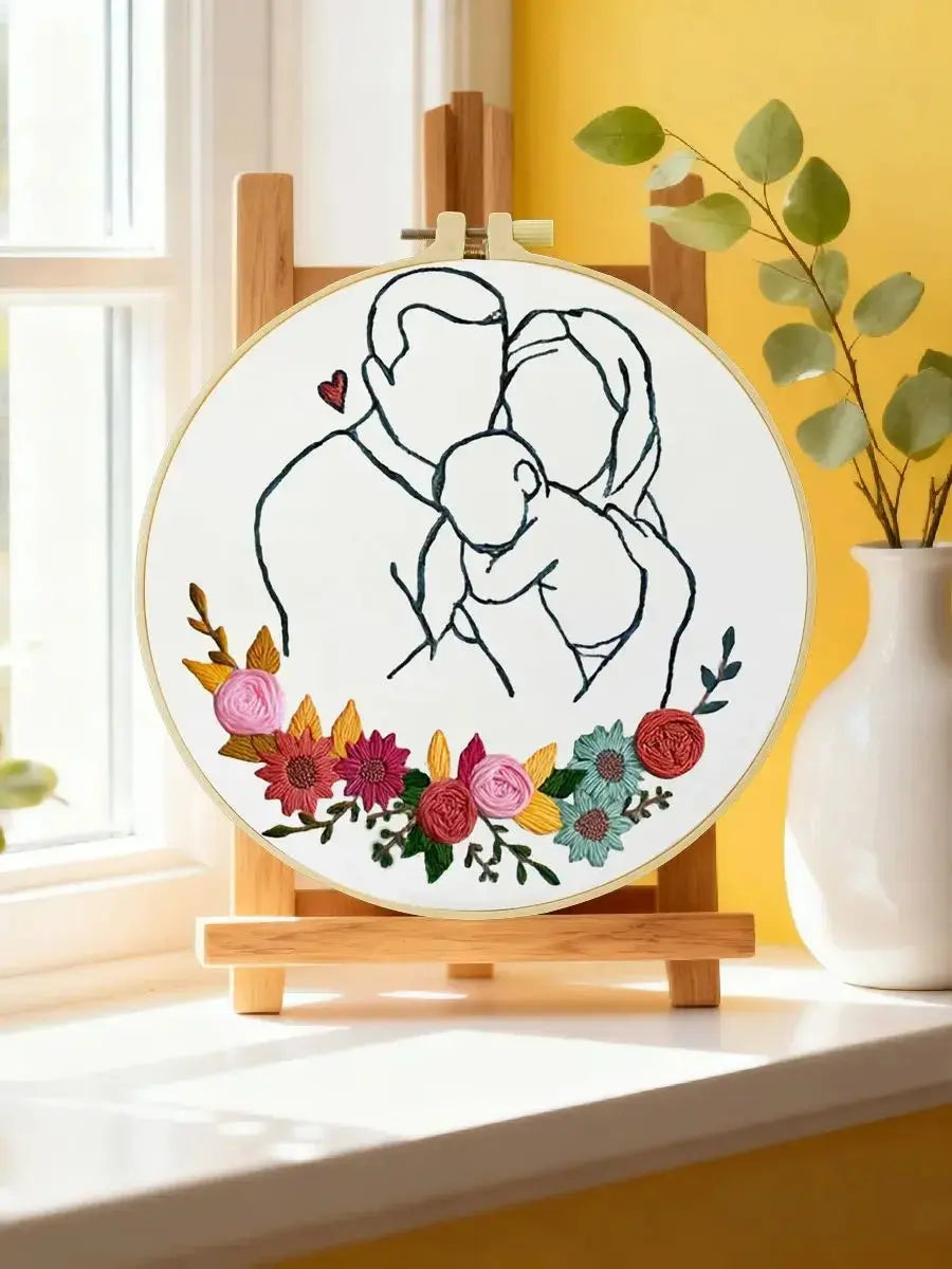 Family Embroidery Starter Kit The Stichers Heavane