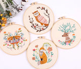 Woodland Animal Hand Embroidery Kit The Stichers Heavane