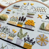 3-Piece Beginner Embroidery Stitch Learning Kit Kits For Stitchers