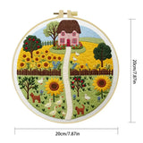 Sunny Cottage Garden Embroidery Kit Kits For Stitchers