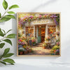 Blooming Bookshop Cross Stitch Kit 📚🌸🏡✨