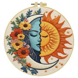 Celestial Sun & Moon Embroidery Kit 🌞🌙🌼 Kits For Stitchers