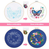 3-Piece Beginner Embroidery Technique Kit Kits For Stitchers