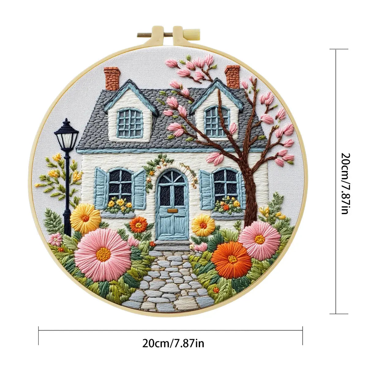 Cottage Garden Hand Embroidery Kit The Stichers Heavane