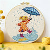 Rainy Day Puddle Jumper Embroidery Kit ☔💛 Kits For Stitchers