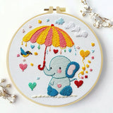 Baby Elephant Embroidery Kit