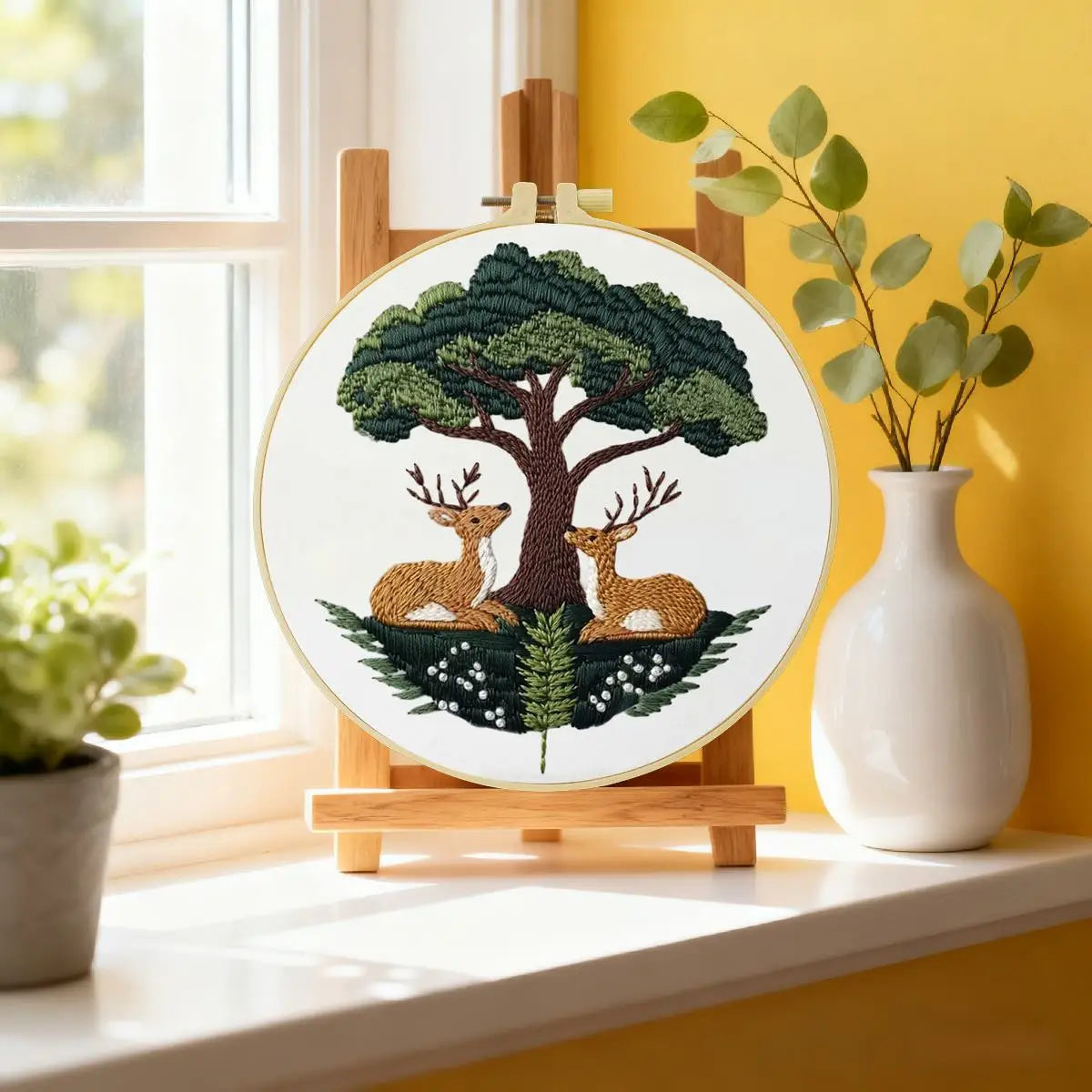 Forest Deer Embroidery Kit