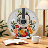 Floral Violin Embroidery Starter Kit