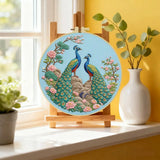 Peacock Garden Embroidery Kit Kits For Stitchers