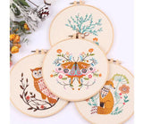 Woodland Animal Hand Embroidery Kit The Stichers Heavane