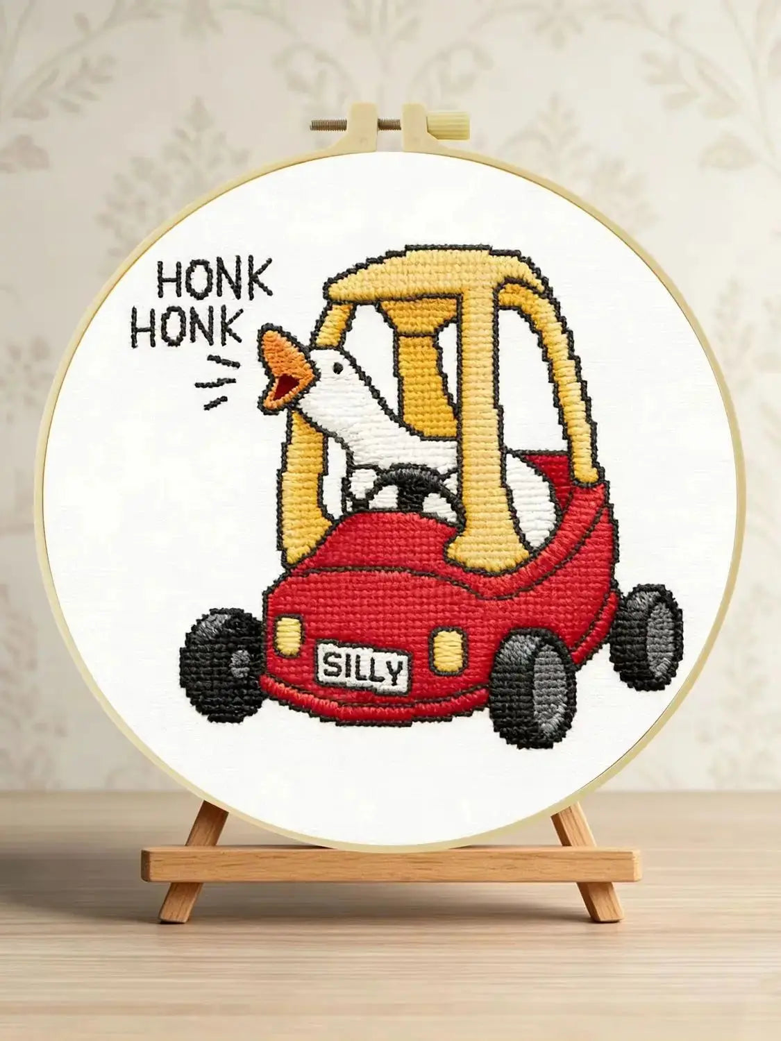 Silly Goose Driver Embroidery Kit Kits For Stitchers