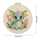 Baby Dragon Embroidery Kit 🐉🌸 Kits For Stitchers