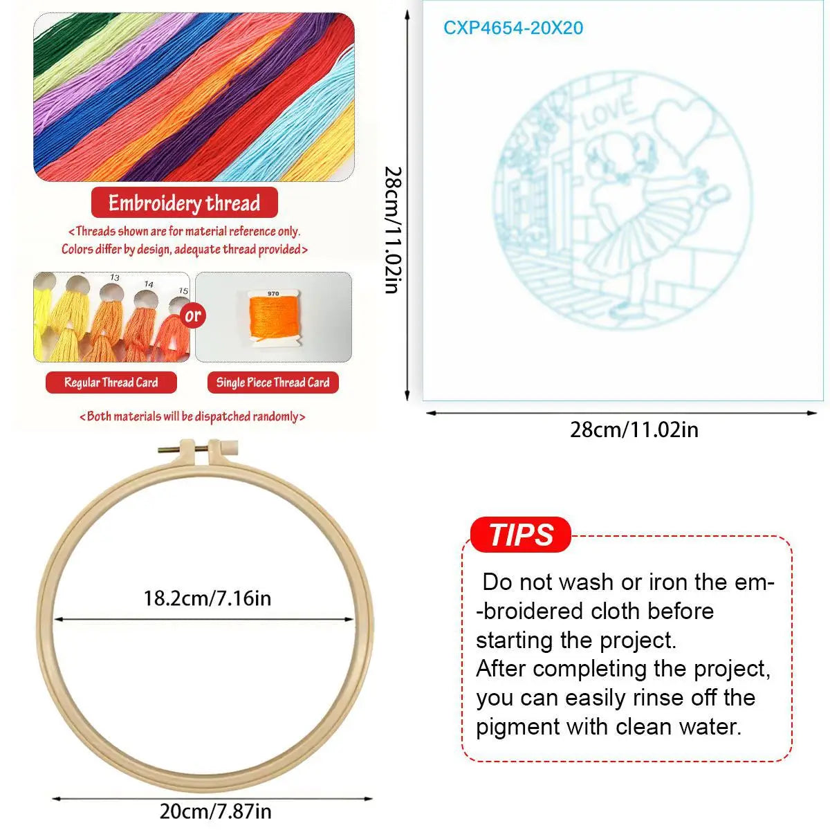 Fashion Princess Embroidery Starter Kit