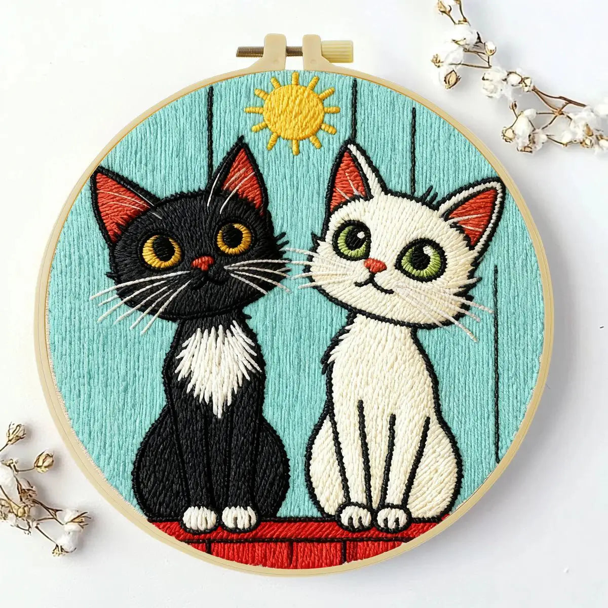 Leaves Embroidery Kit