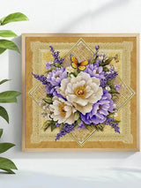 Elegant Peony & Butterfly Floral Cross Stitch Kit 🦋🌸 Kits For Stitchers