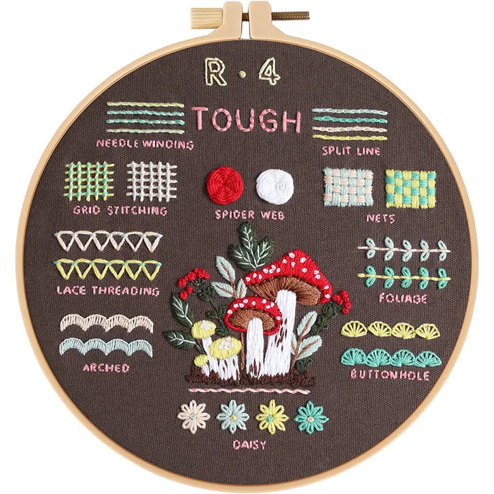 4-Stage Beginner Embroidery Learning Kit Kits For Stitchers