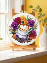 Coffee Moment Embroidery Kit