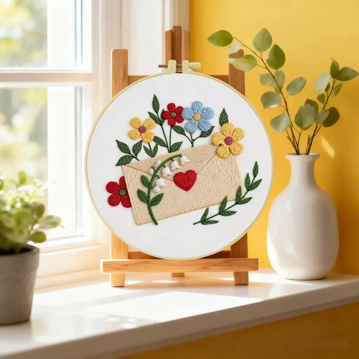 Love Letter & Wildflowers Embroidery Kit Kits For Stitchers