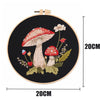 Woodland Mushroom Hand Embroidery Kit